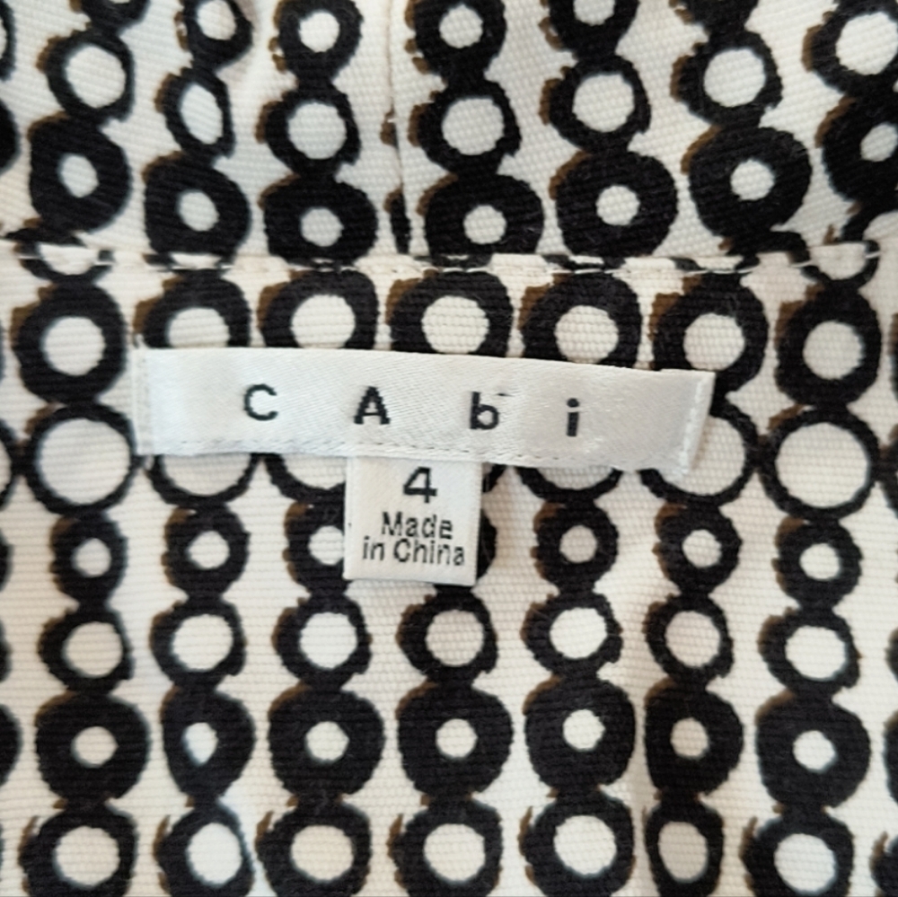 CAbi duJour Crop 3/4 Sleeve Blazer/Jacket Style #289 Size 4 - Picture 7 of 7